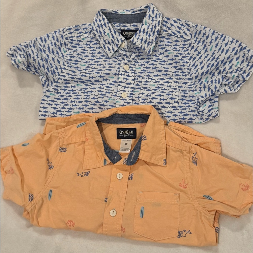 Boy Button Down Dress Shirts